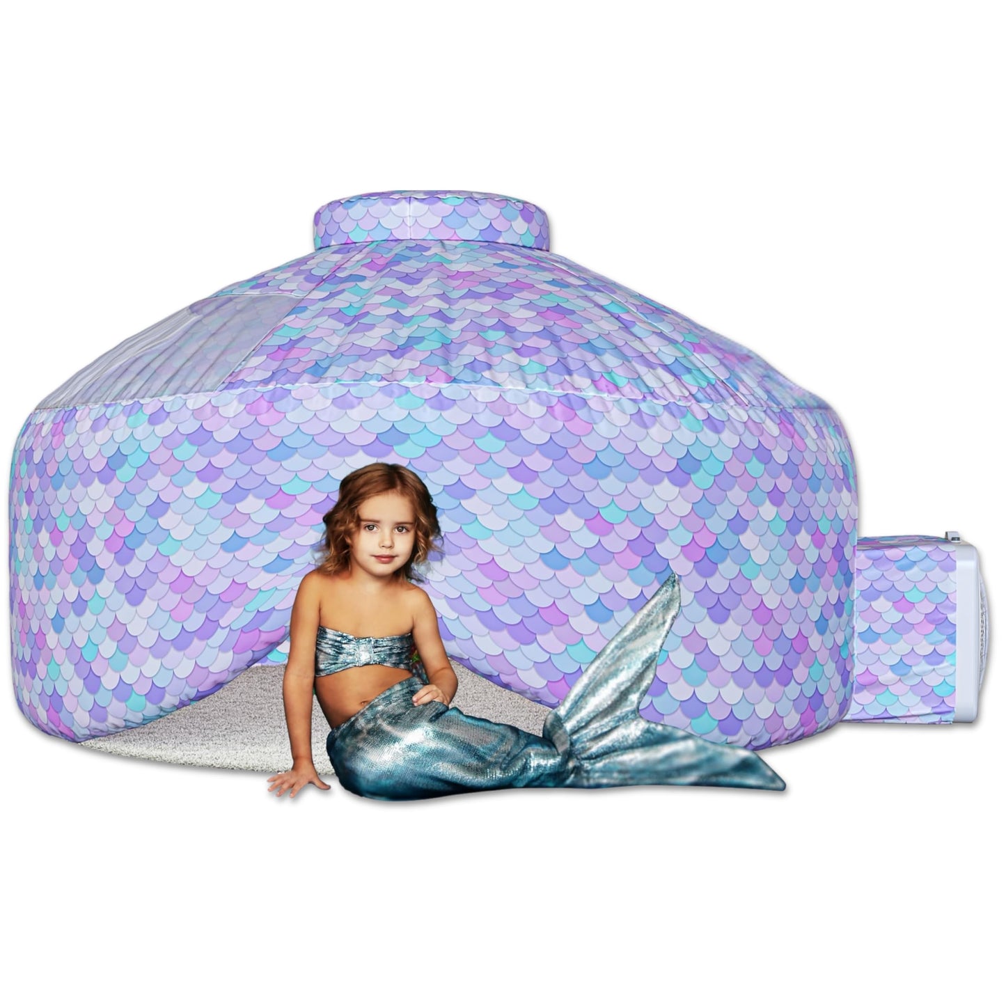 Skywin Dream Castle Den – 77x50 in Indoor Air Tent for Kids, 30-Second Setup (Fan Not Included)