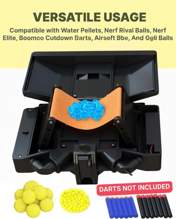 Skywin Toy Action Set with Remote Control – Foam Blaster Compatible (Black)