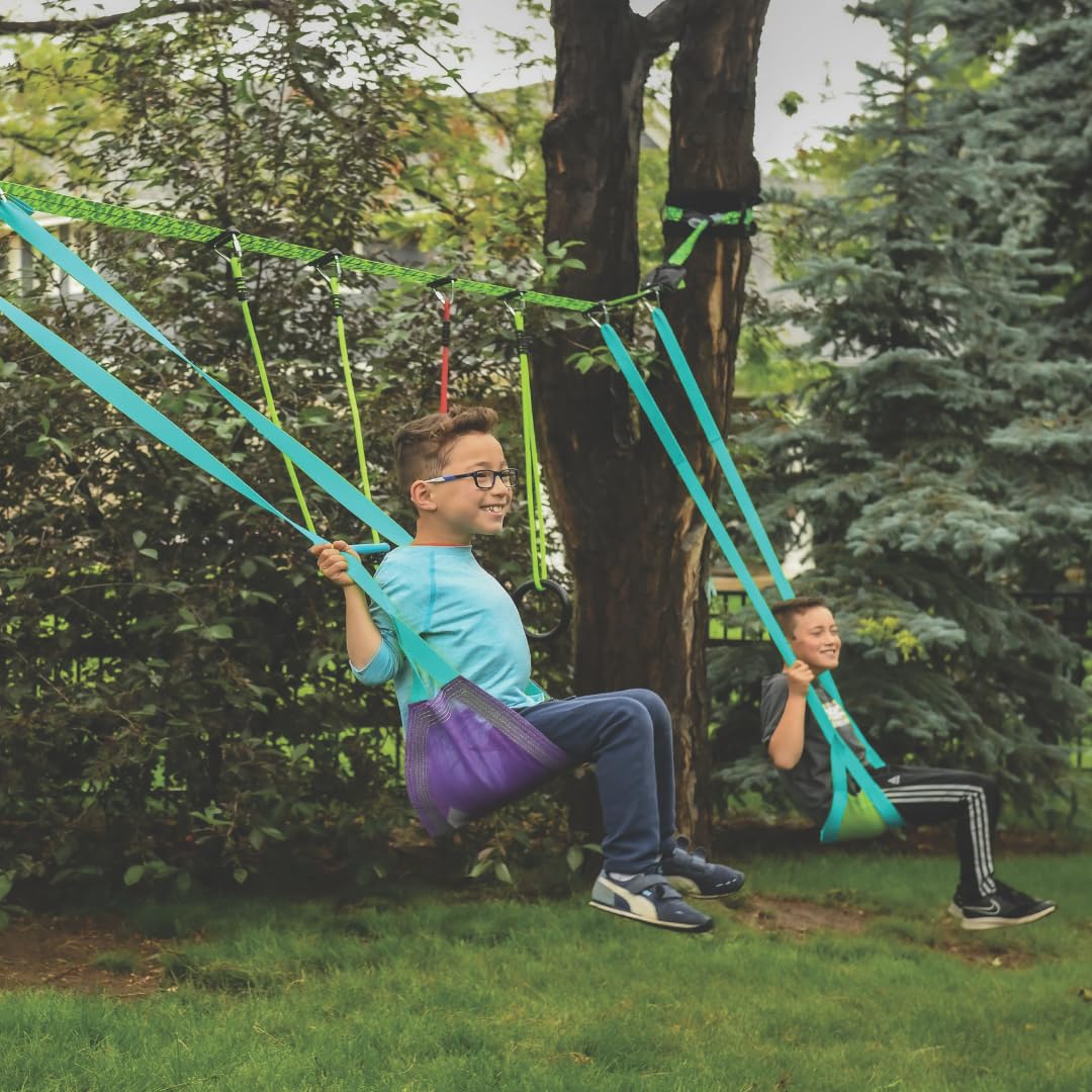 Slackers Swing Line: Turn Healthy Trees Into a Backyard Swingset
