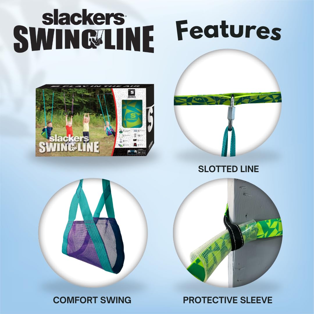 Slackers Swing Line: Turn Healthy Trees Into a Backyard Swingset