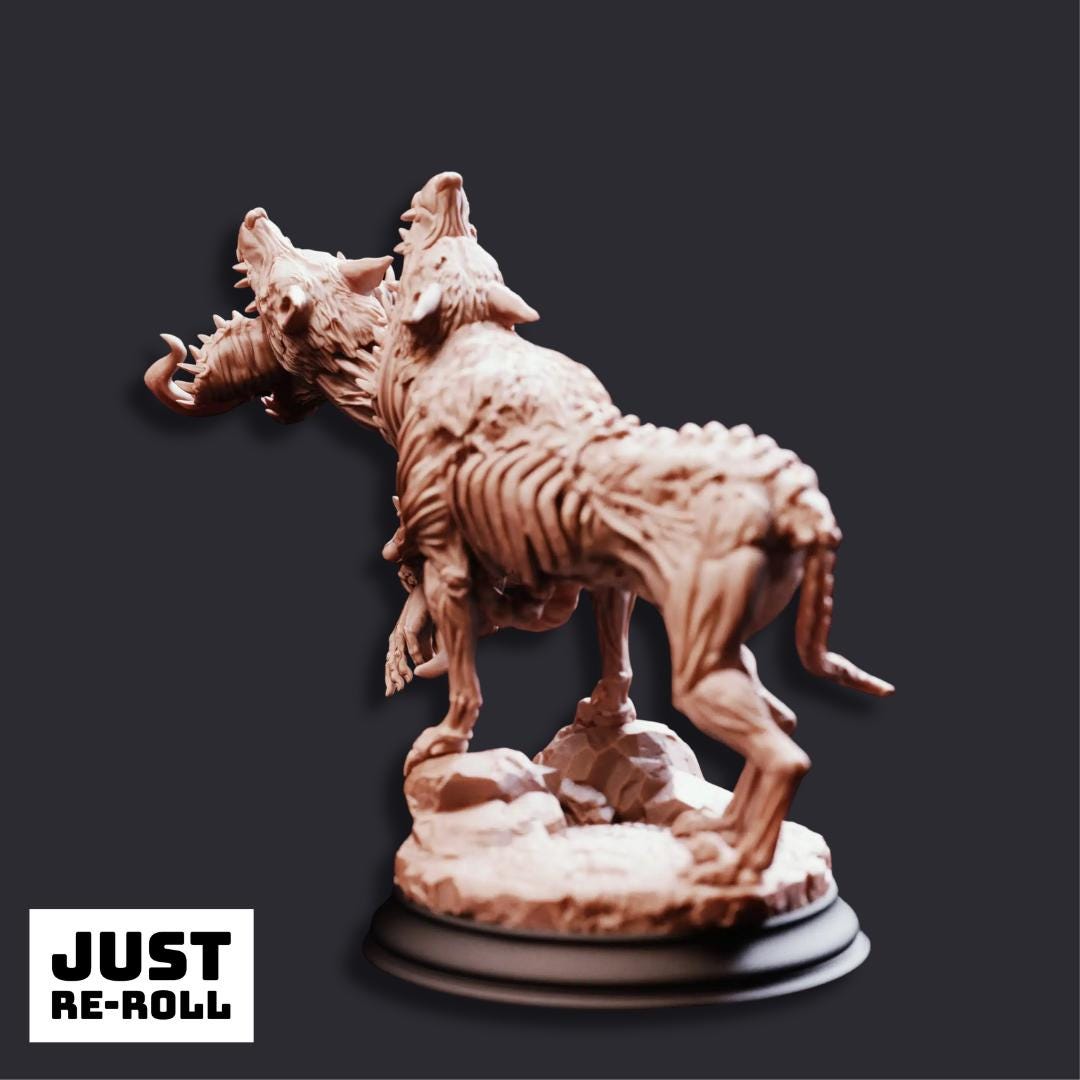 Slagsting Shapeshifted Blood Hounds - 3D Printed Monster Miniatures