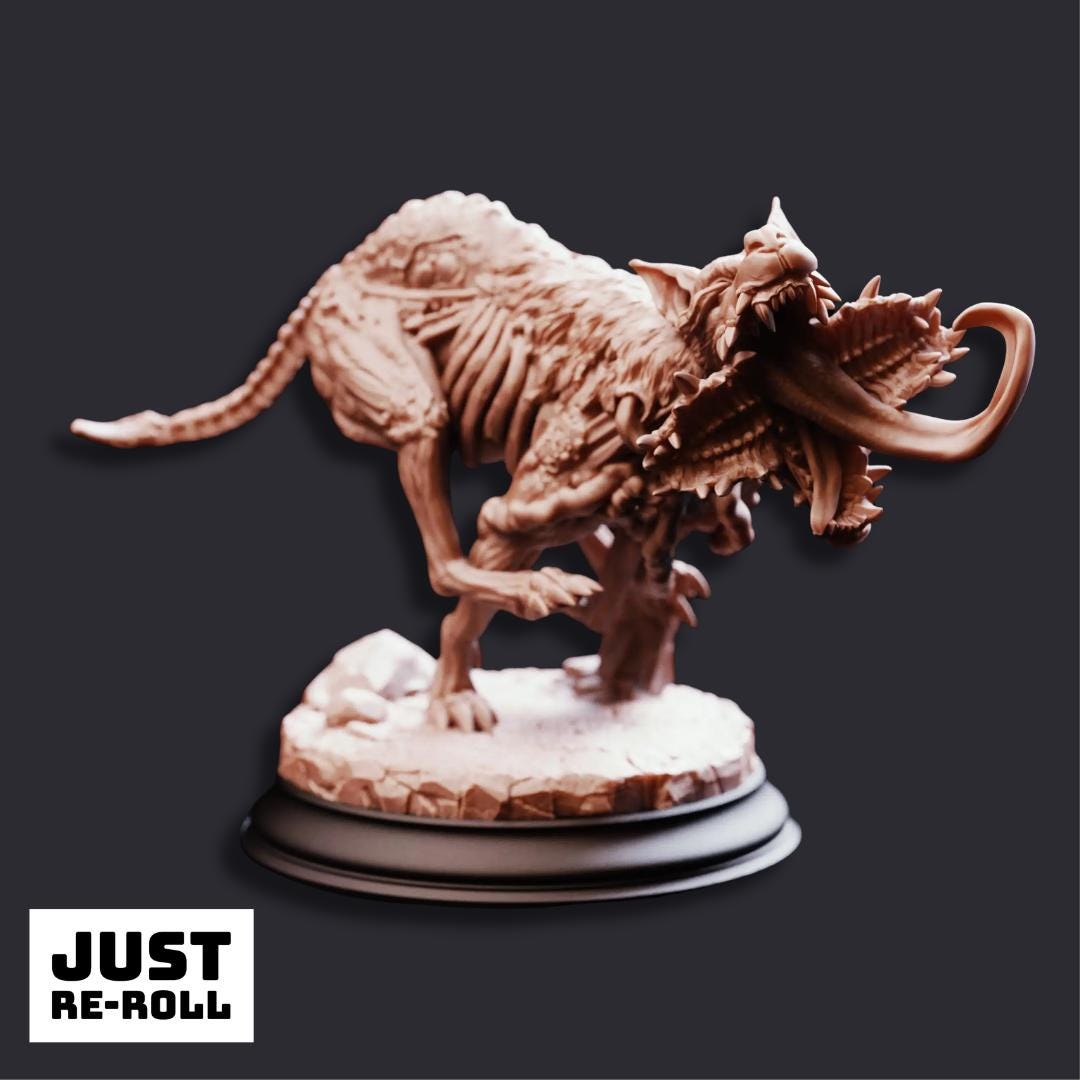 Slagsting Shapeshifted Blood Hounds - 3D Printed Monster Miniatures