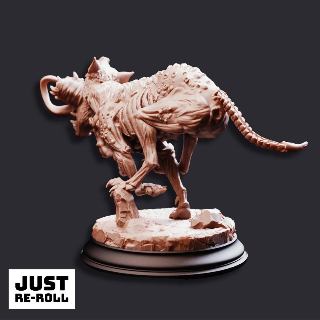 Slagsting Shapeshifted Blood Hounds - 3D Printed Monster Miniatures