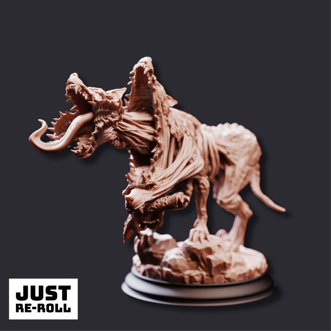 Slagsting Shapeshifted Blood Hounds - 3D Printed Monster Miniatures