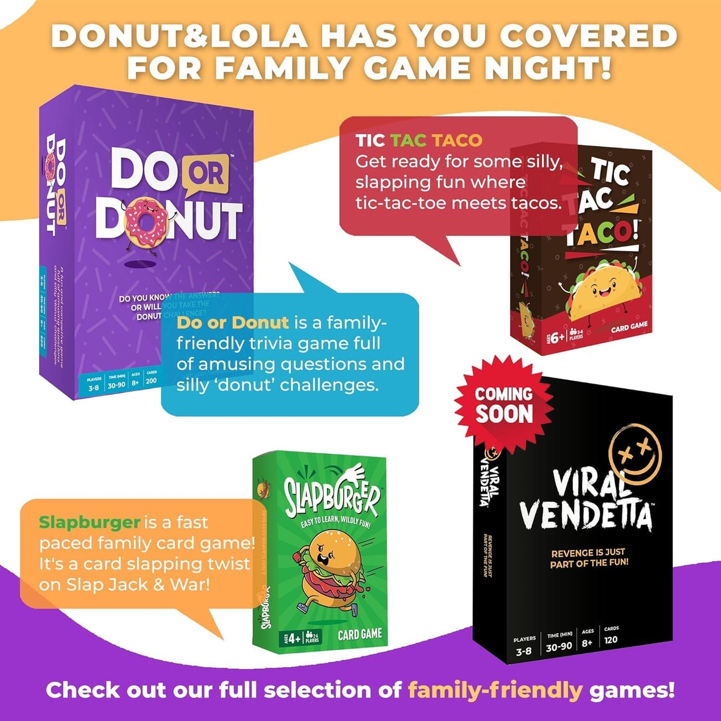 Slapburger Viral Vendetta Party Card Game – Easy, Hilarious Fun for 6+