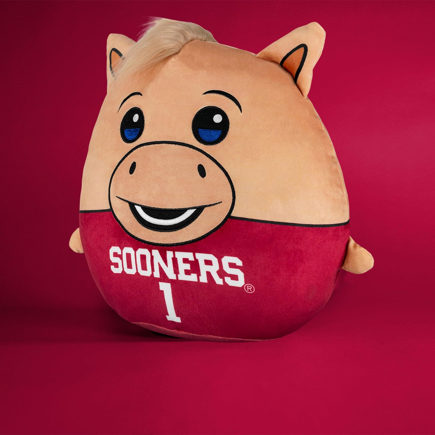 Sleep Squad Oklahoma Sooners Boomer 12-inch Mascot Kiri Cloud Plushie - Official Collegiate Plush