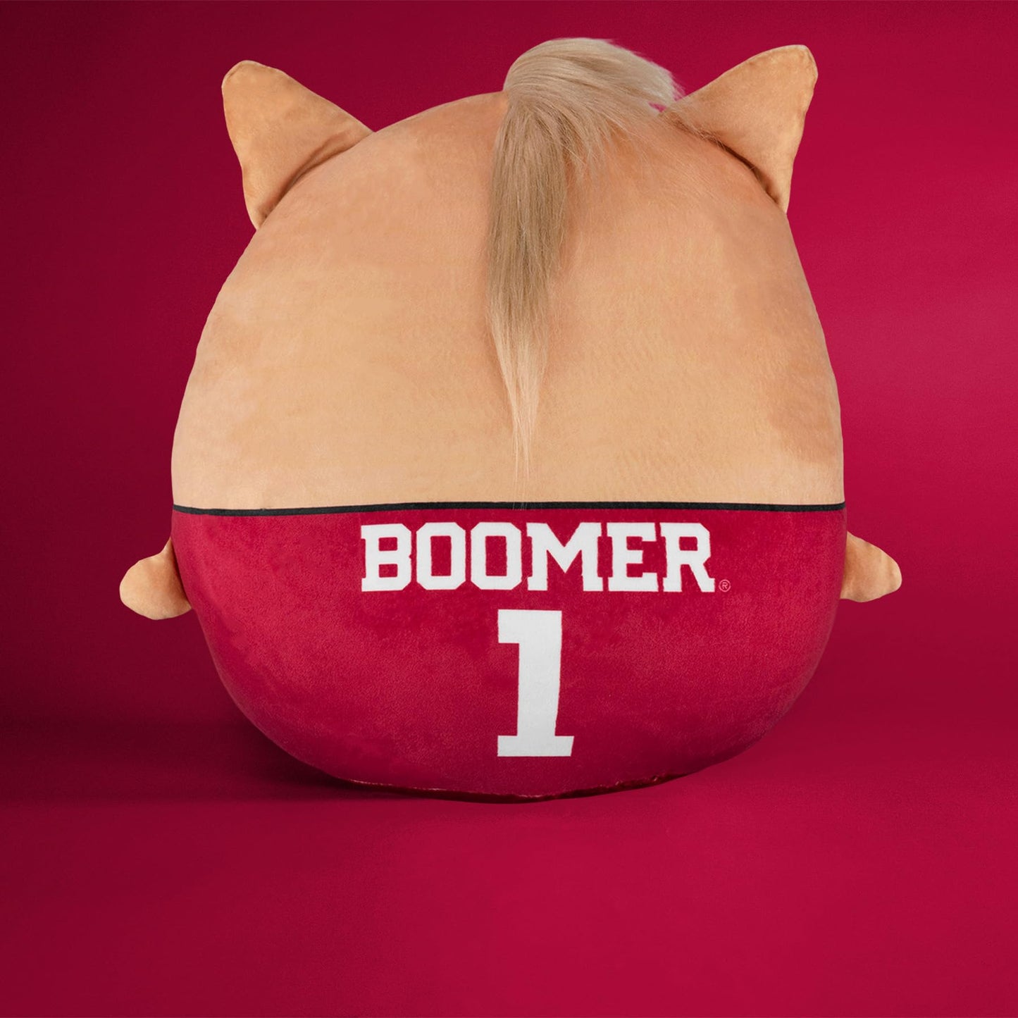 Sleep Squad Oklahoma Sooners Boomer 12-inch Mascot Kiri Cloud Plushie - Official Collegiate Plush