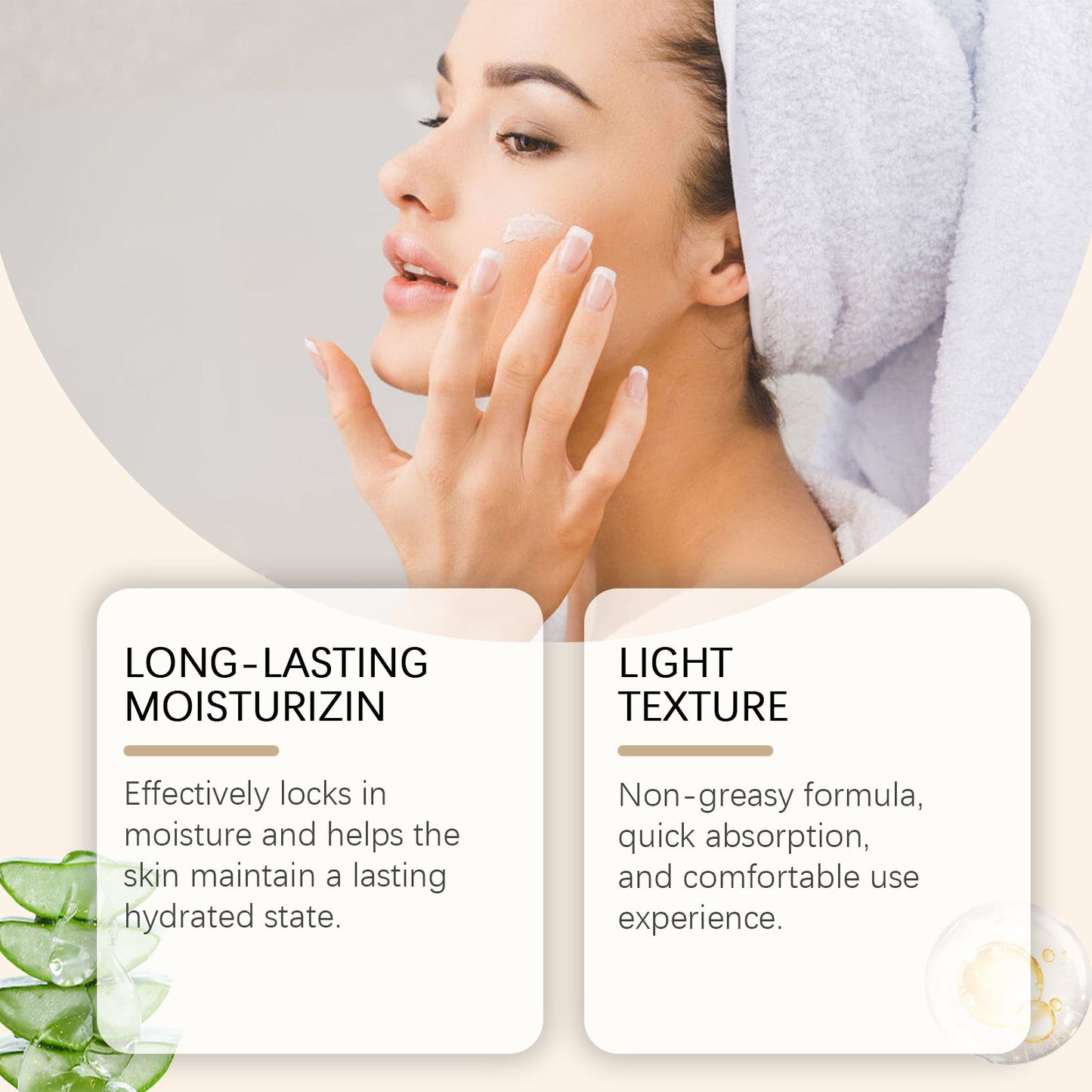Nourishing Cream With Coconut Oil,Aloe Vera Extract.Soothing Relaxation Lavender