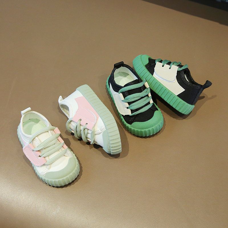 Children'S Slip Net Canvas Shoes