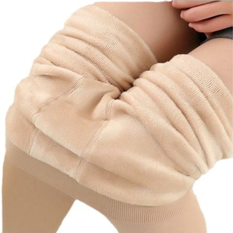 Fleece-Lined One-Piece Pants Thickened Leggings