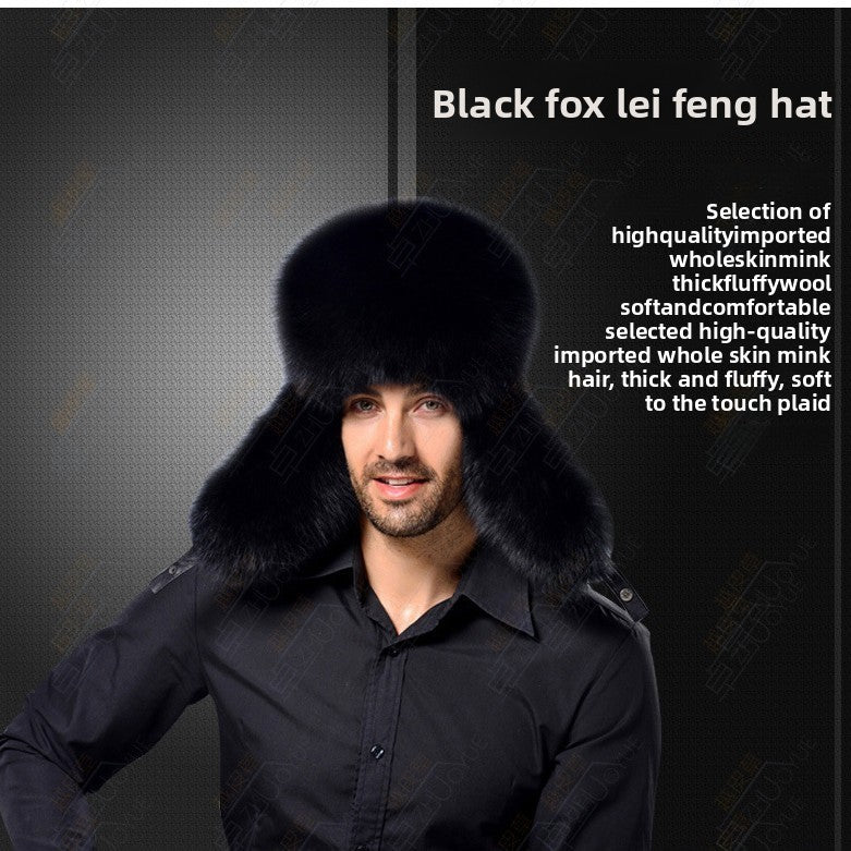 Ear protection windproof locomotive cap
