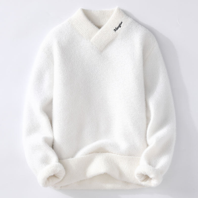 Men'S Knitted Turtleneck Sweater