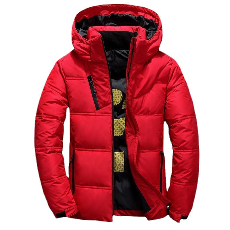 Short Slim-Fit Warm Jacket