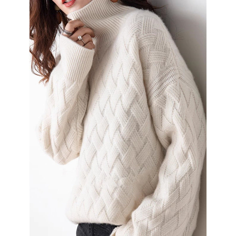 Women'S Threaded Warm Sweater