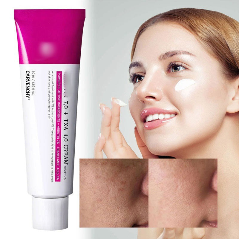 Moisturising Face Cream with Arbutin and Tranexamic Acid. Clinically Tested, 0.0 Skin Irritation