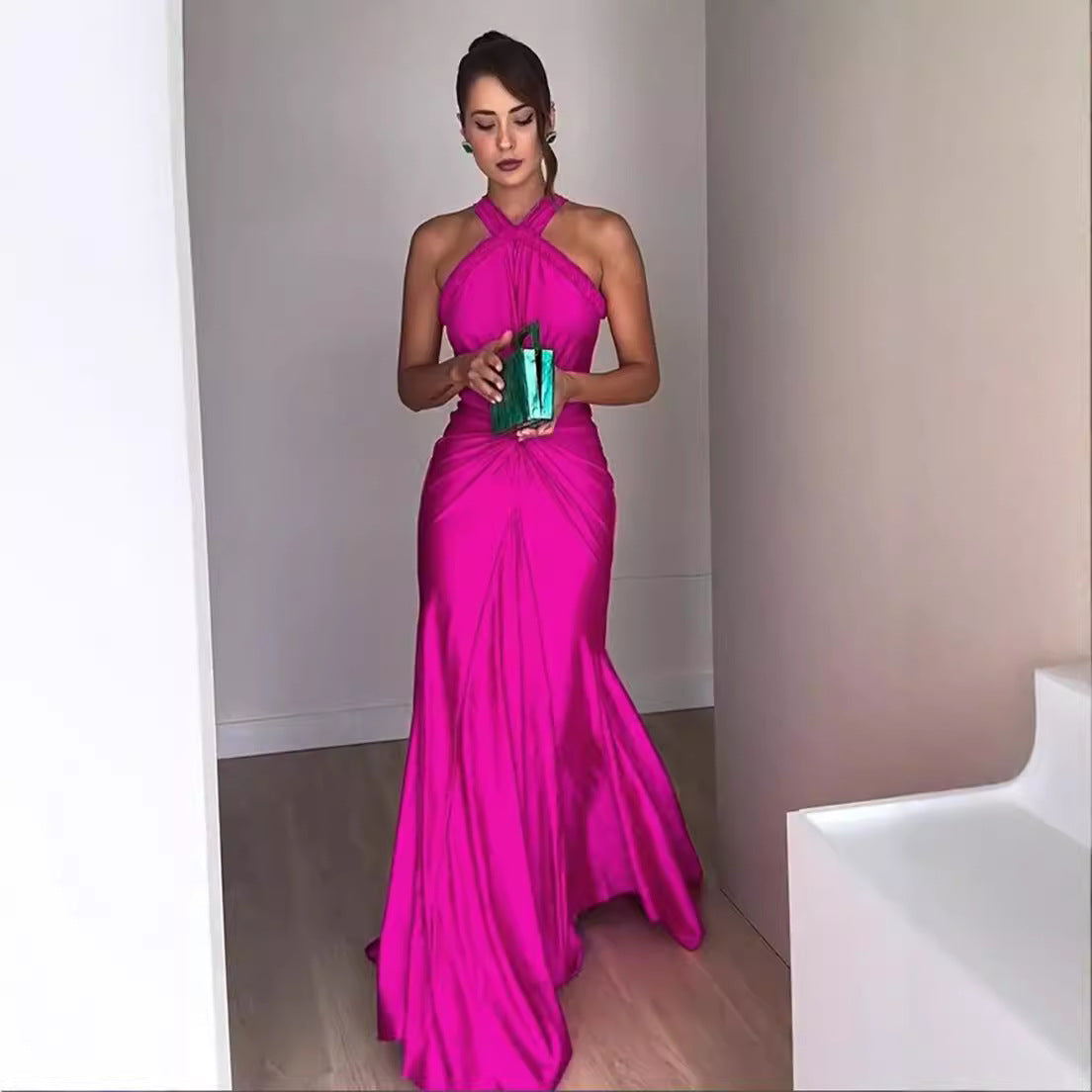 Backless Bridesmaid Dress