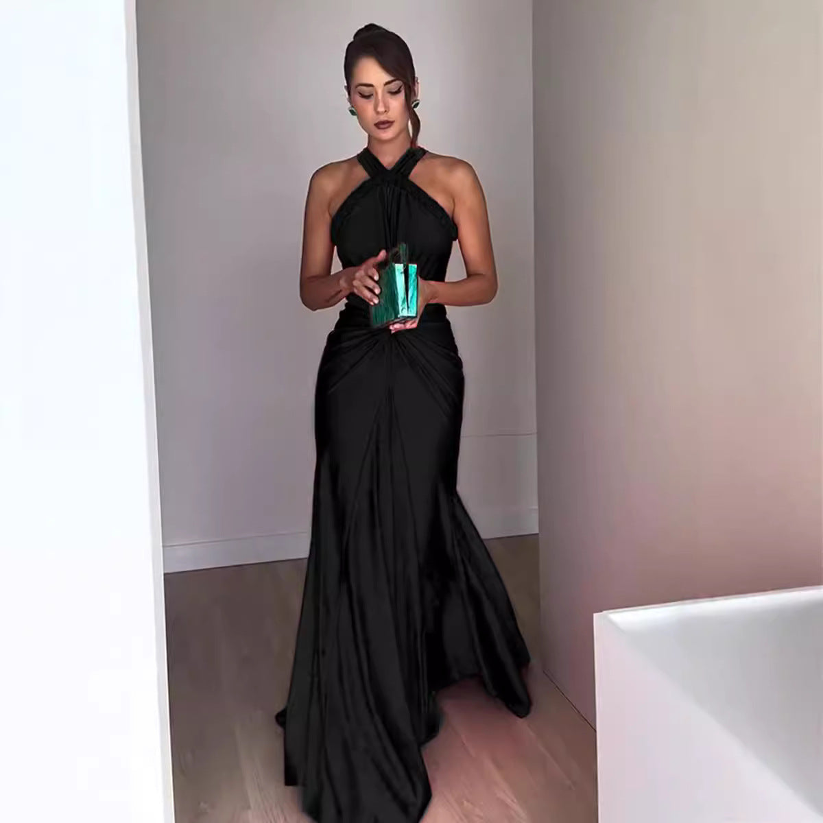 Backless Bridesmaid Dress