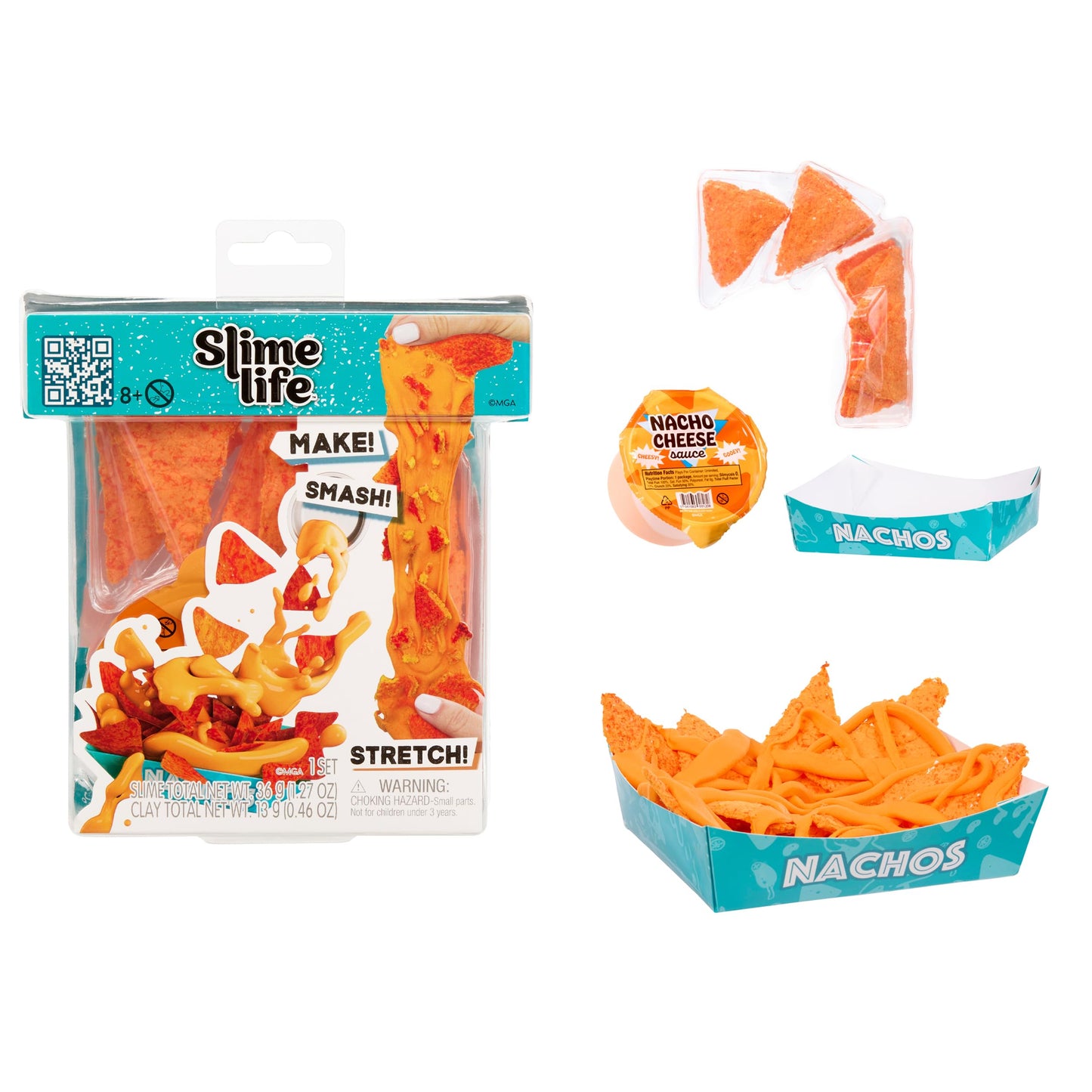 Slime Life Nachos DIY Slime Kit – Unbox, Create, Smash & Stretch