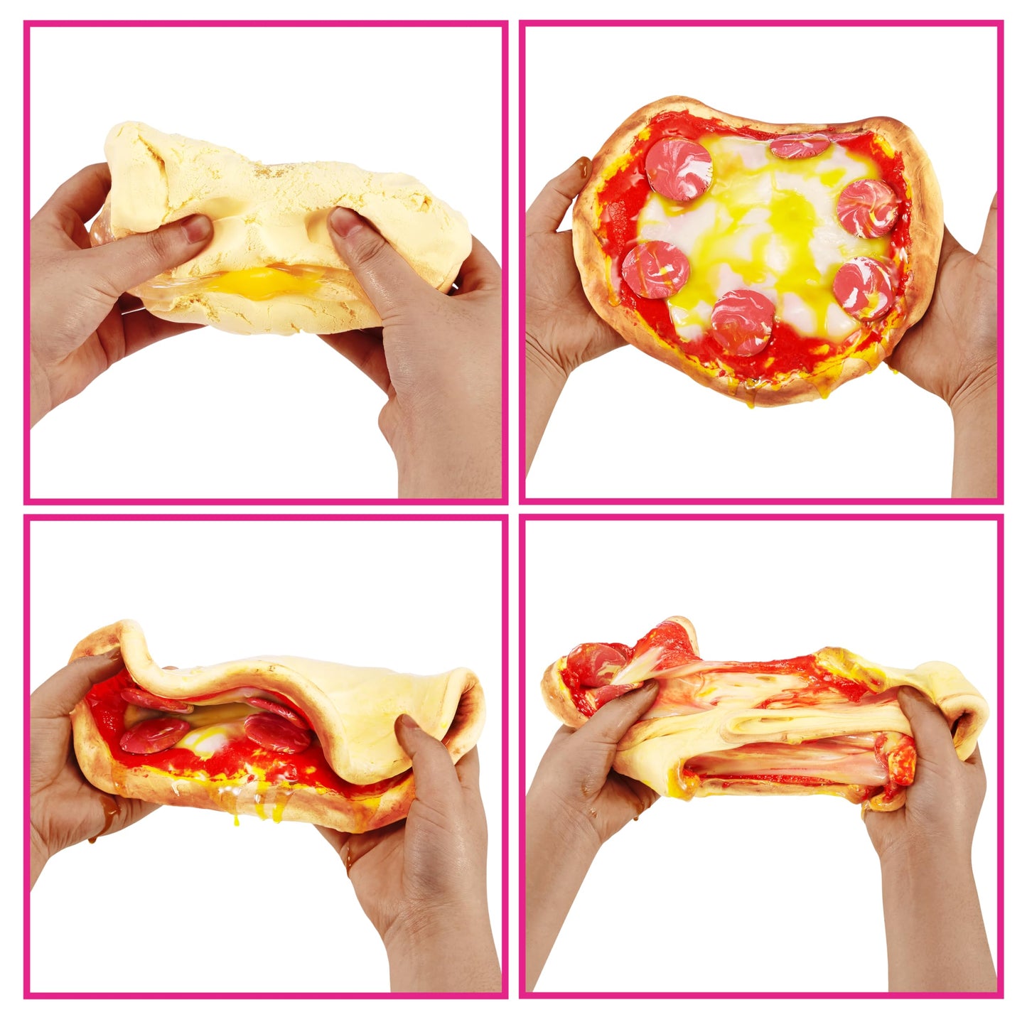 Slime Mart Small Basket by ZURU – Pizza-Themed DIY Slime Kit for Kids & Kidults