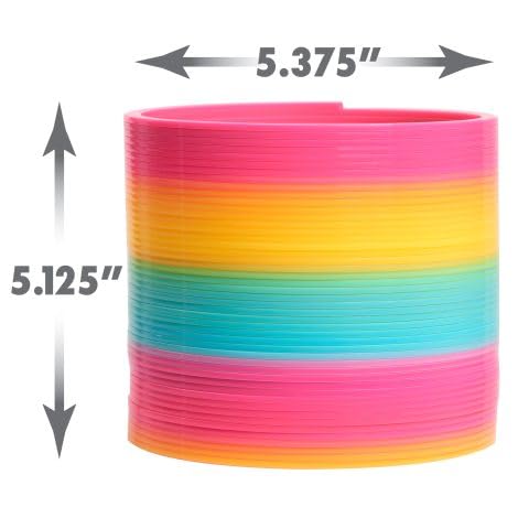 Slinky the Original Walking Spring Toy — Giant Rainbow 5-Inch Slinky by Just Play