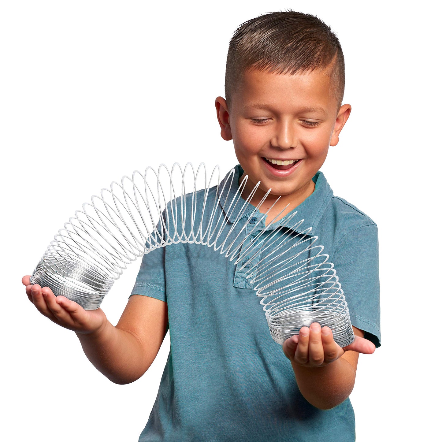 Slinky The Original Giant Walking Spring Toy – Metal Slinky by Just Play