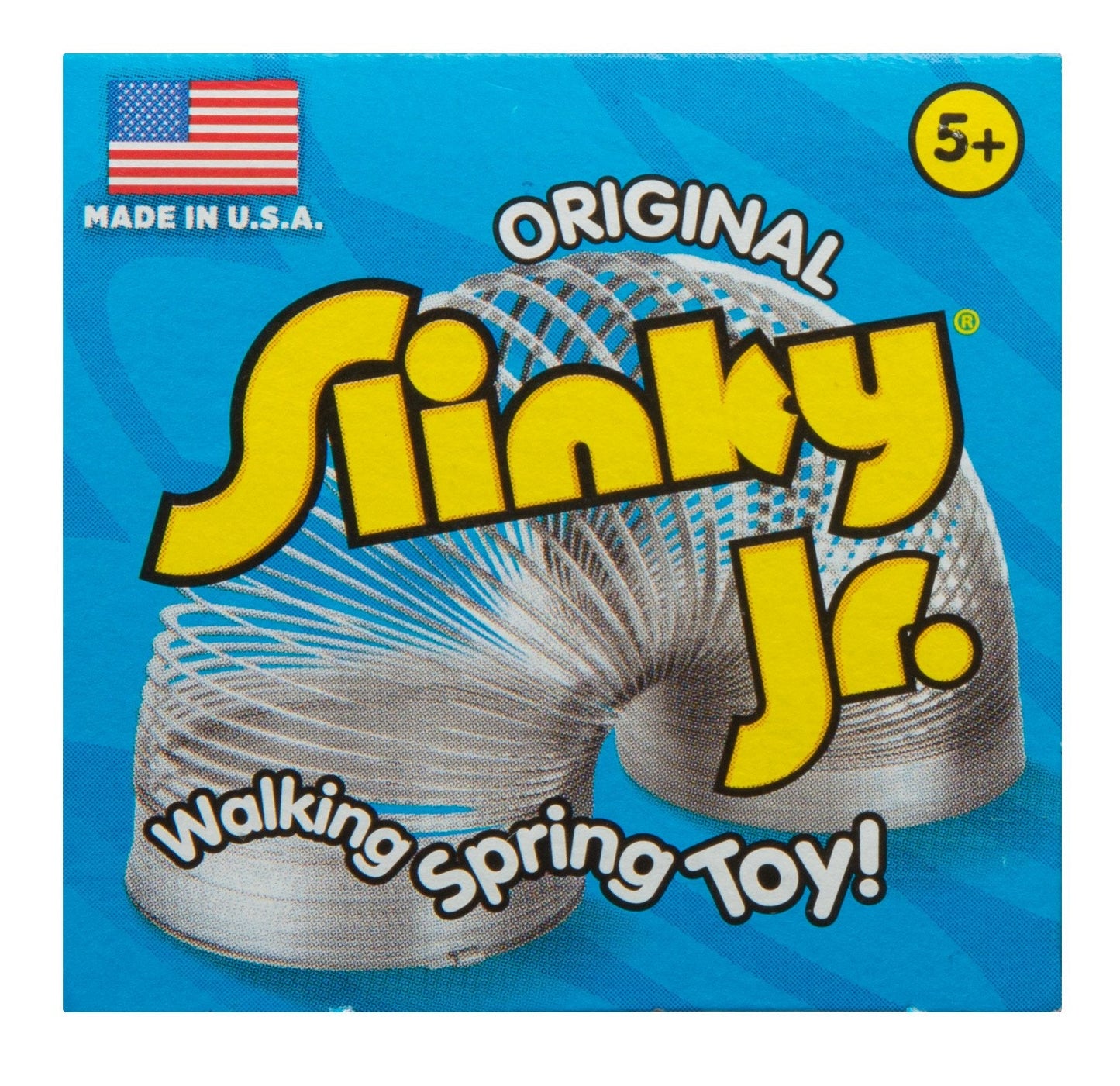 Slinky Original Metal Slinky Jr. – Classic Walking Spring Toy for Kids 5+