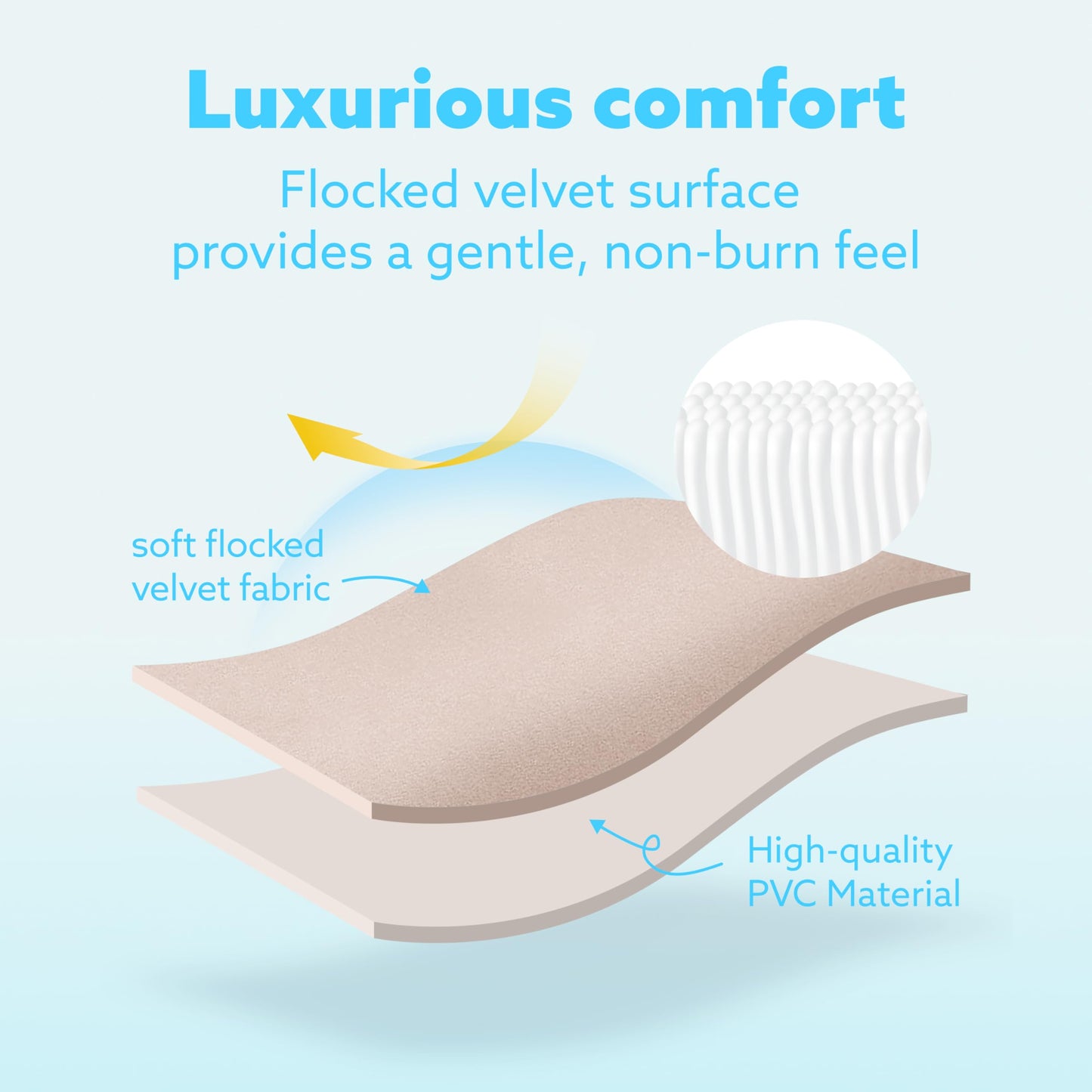 Sloosh Inflatable Tanning Pool Lounger Float – 72-Inch Round Sunbathing Bed with Pillow