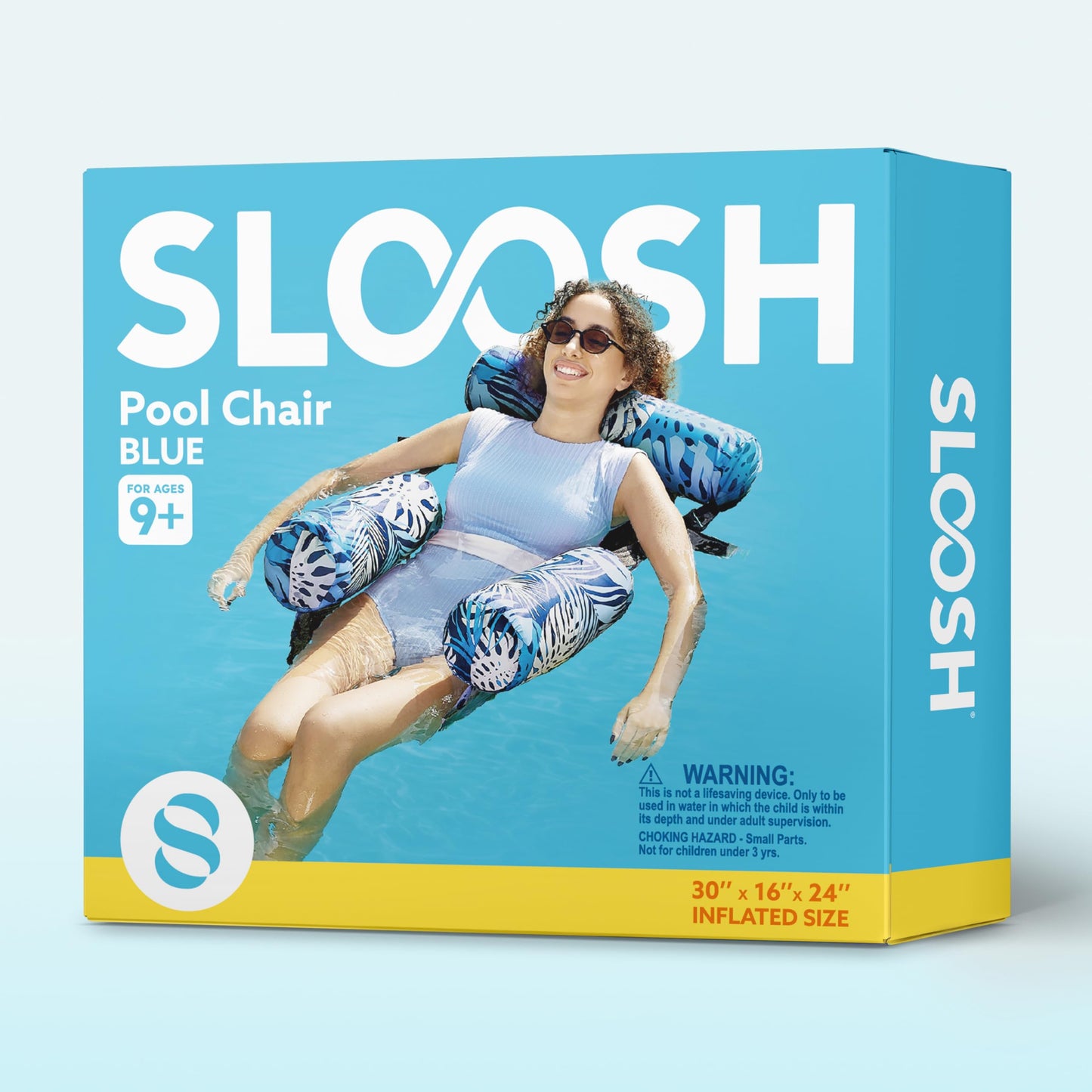 Sloosh Pool Float Chairs for Adults – Blue Leaves Hammock Lounge