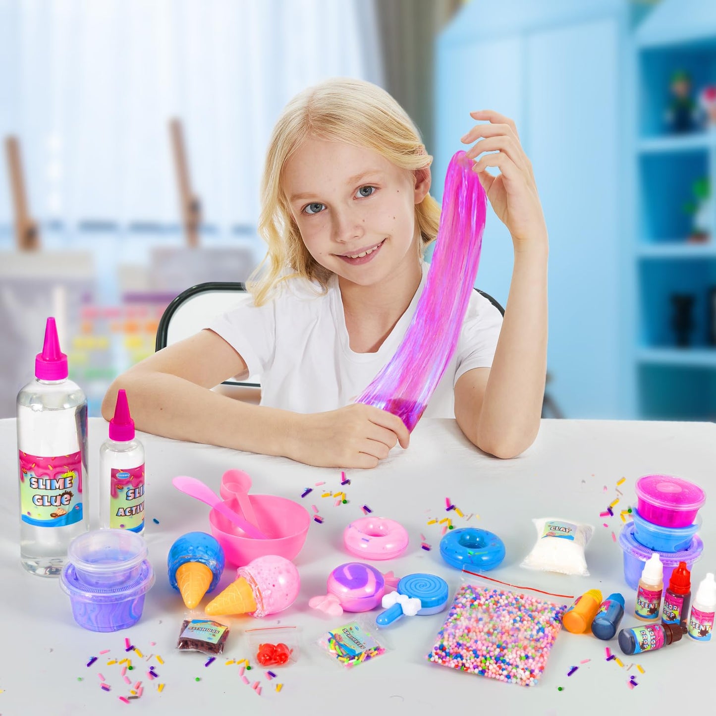 Sloueasy Mini Party Slime Kit – Butter & Foam Slime for Kids