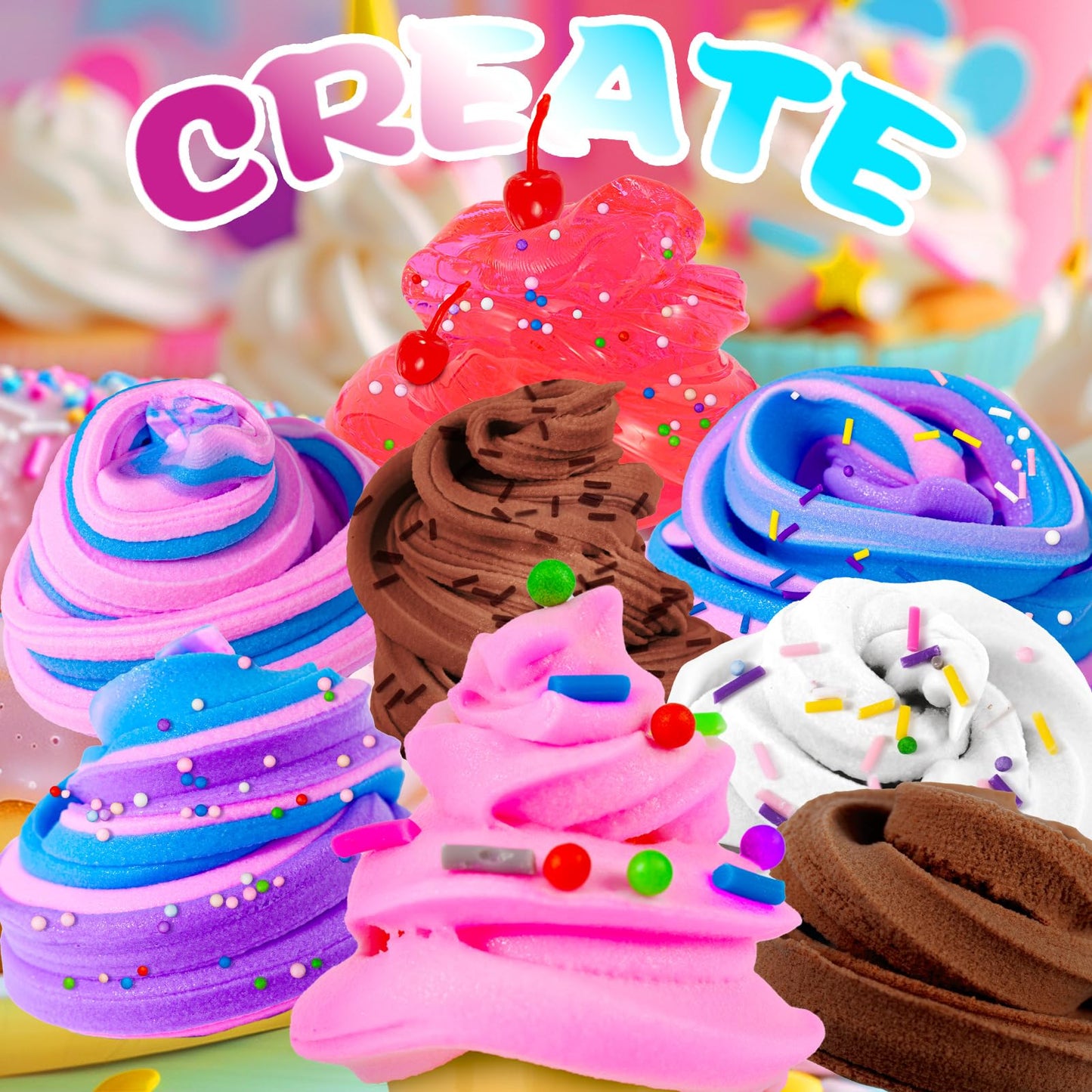 Sloueasy Mini Party Slime Kit – Butter & Foam Slime for Kids