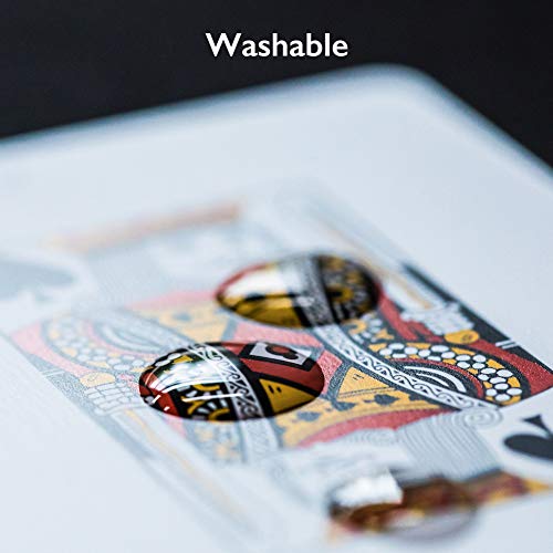 SLOWPLAY 100% Plastic Poker Cards – 2-Deck Set, Jumbo Index, Waterproof & Washable