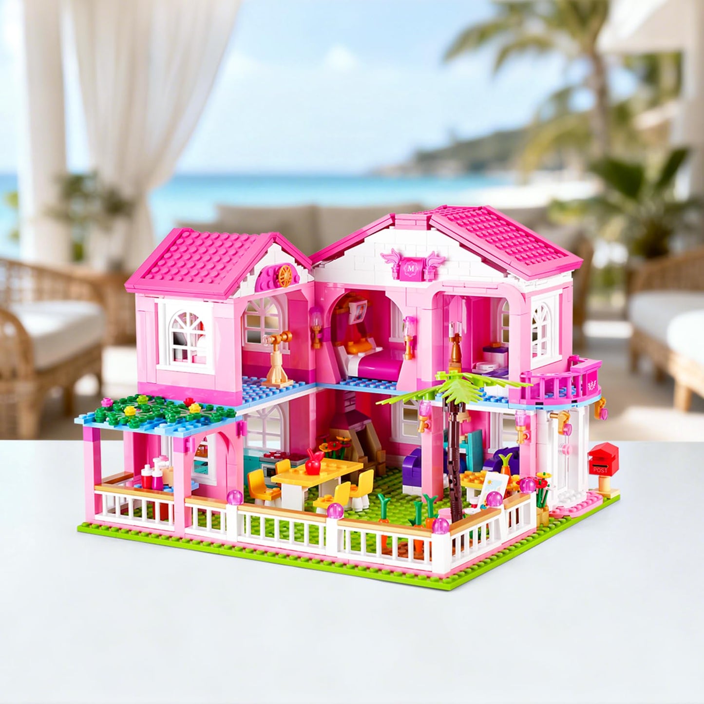 Sluban Garden Villa Friends Building Set – STEM Toy for Kids 6+