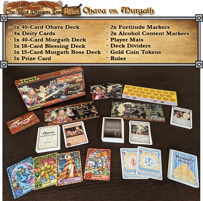 SlugFest Games Red Dragon Inn: Allies – Ohava vs. Murgath (Solo Play Expansion)