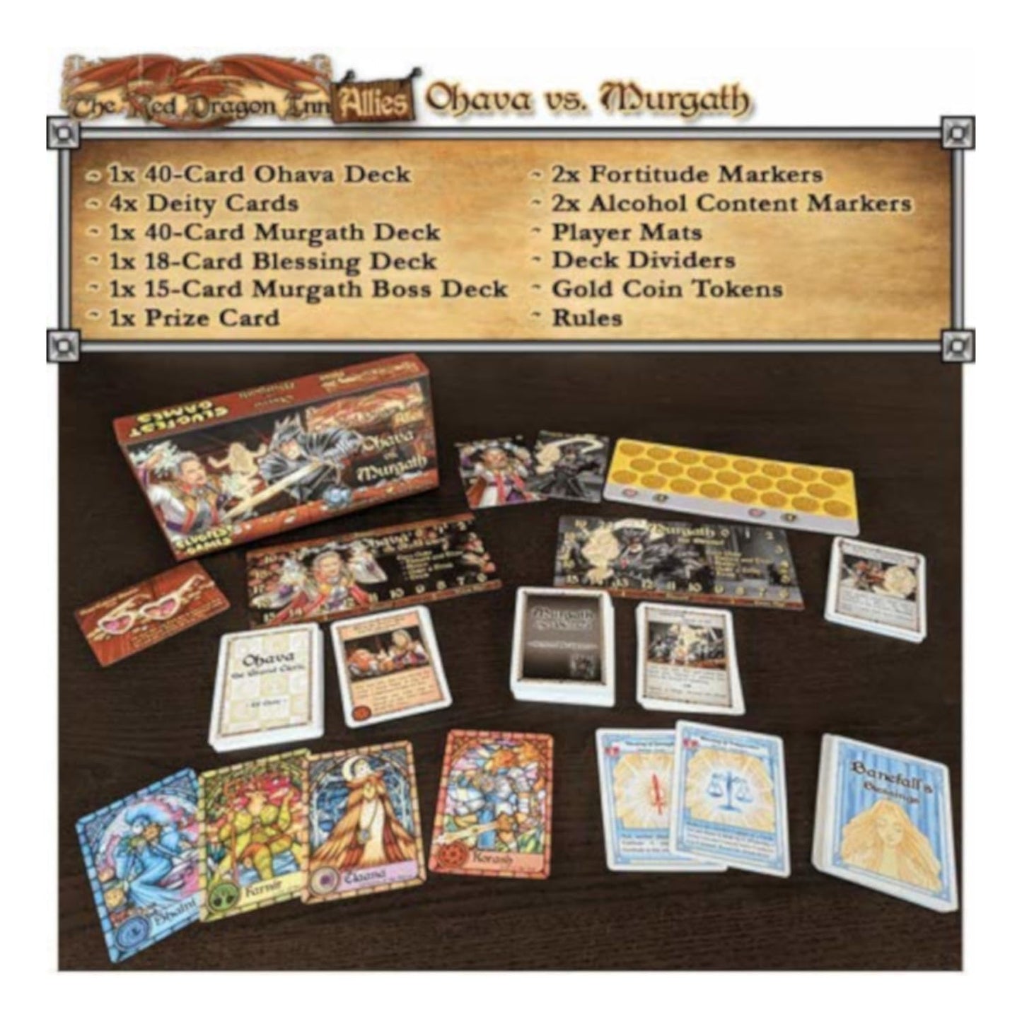 SlugFest Games Red Dragon Inn: Allies – Ohava vs. Murgath (Solo Play Expansion)
