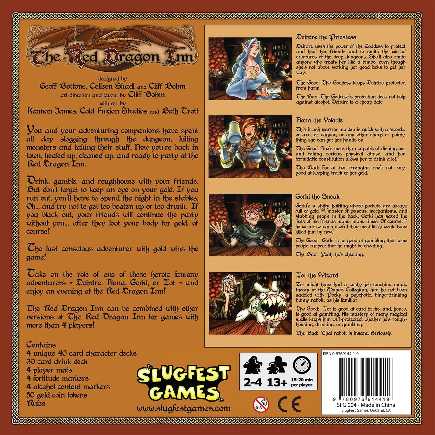 Slugfest Games The Red Dragon Inn – Strategy Card Game for 2-4 Players (Standalone Expansion)