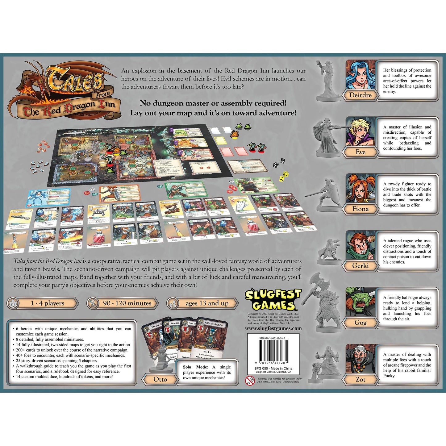 SlugFest Games: Tales from The Red Dragon Inn – Cooperative Tactical Board Game (1–4 Players, 90–120 Min)