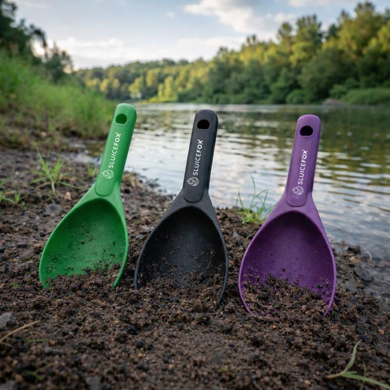 Sluice Fox Compact Gold Prospecting Kit | 12" Pocket Sluice Box with Miner’s Moss & Gold Trap Mat