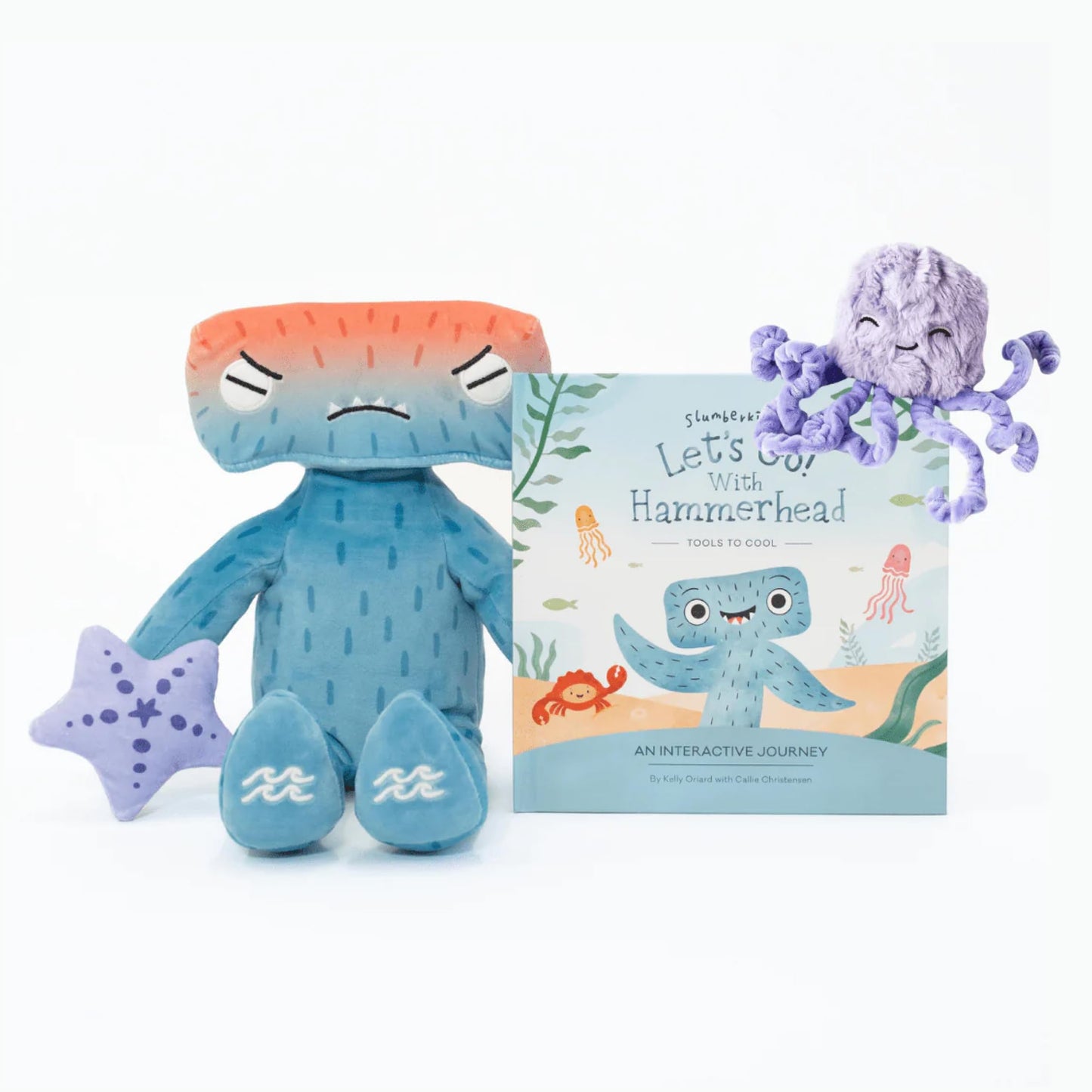 Slumberkins Flip Out Hammerhead: Emotional Regulation Set | Tools to Cool