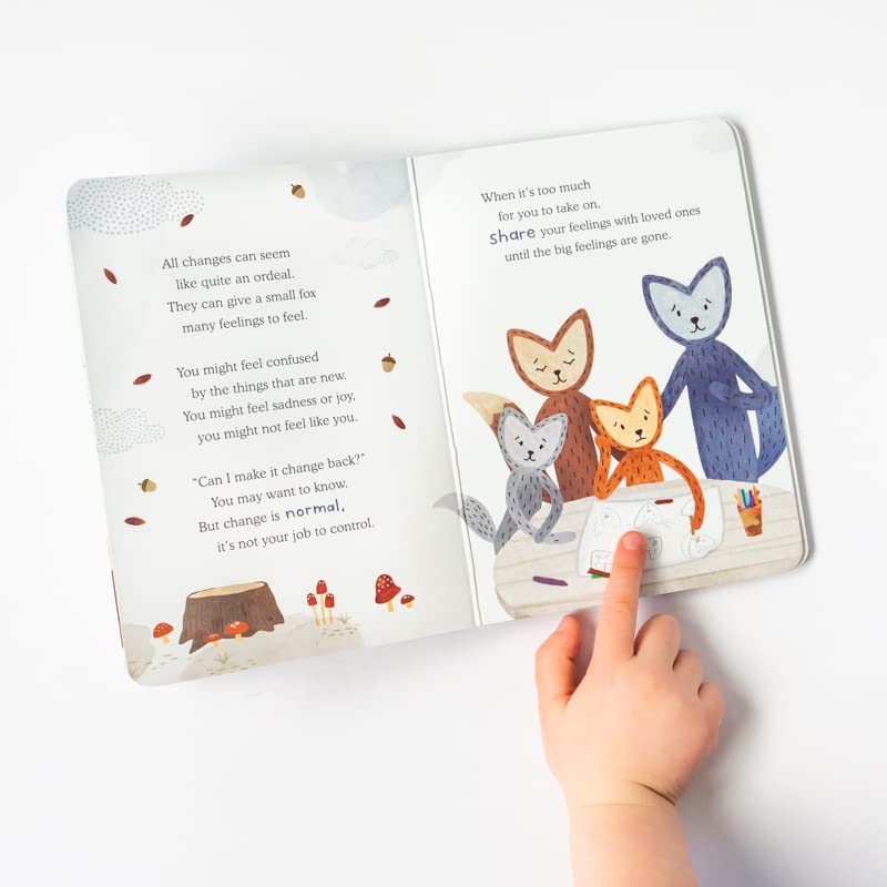 Slumberkins Fox Kin Plush & 2 Board Books Bundle | Coping Skills
