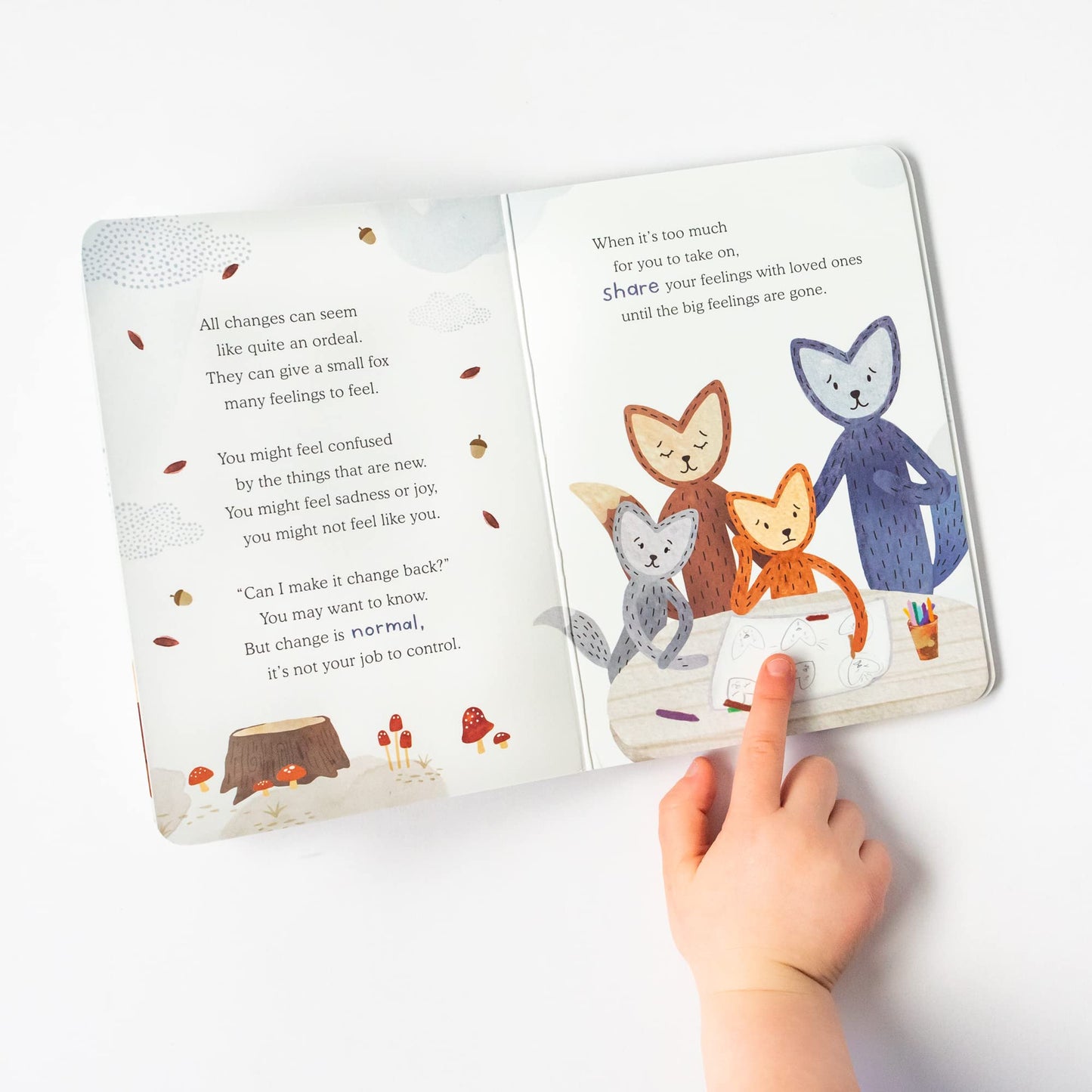 Slumberkins Fox Snuggler & 2 Board Books Bundle | Social-Emotional Development Gift Set