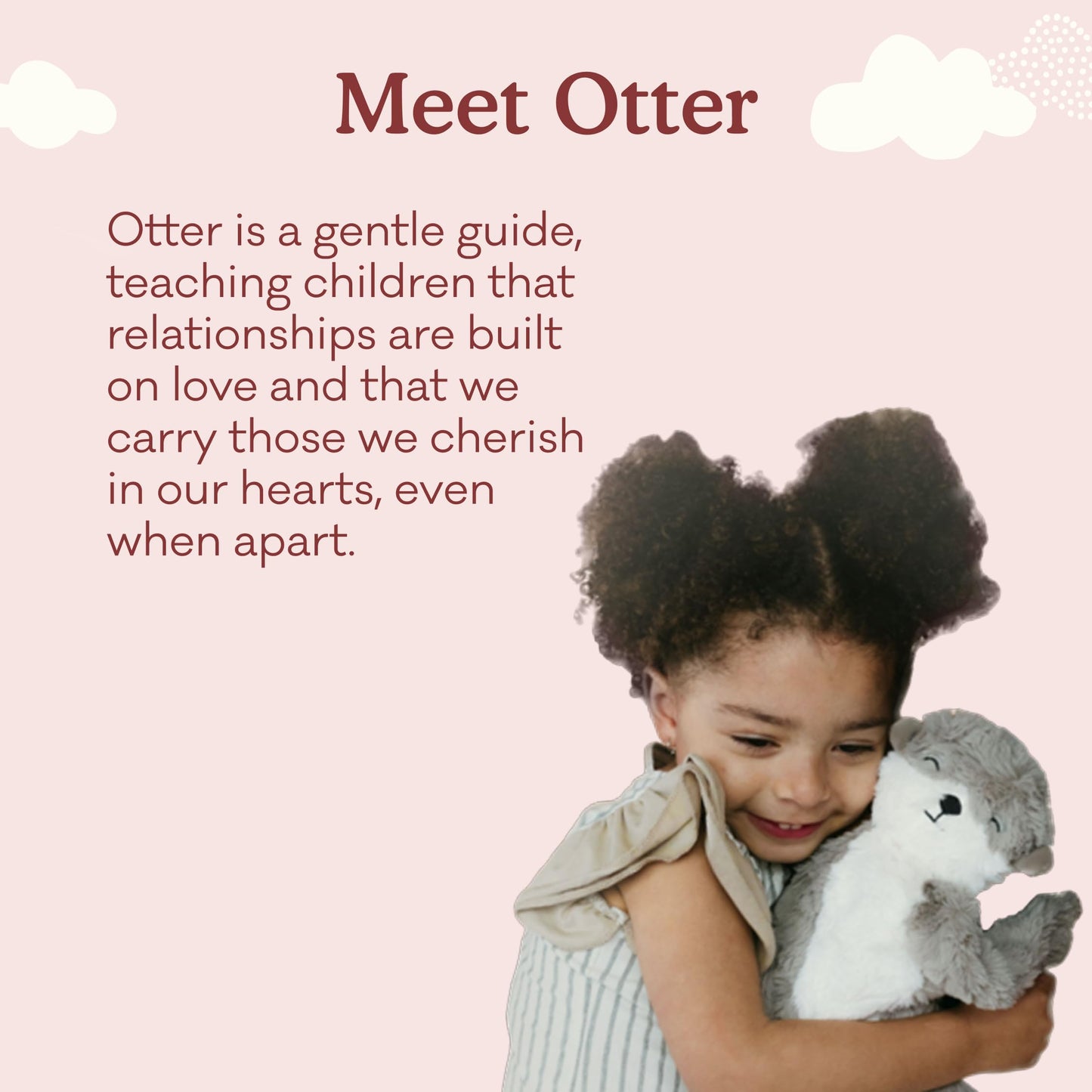 Slumberkins 14" Otter Kin & 2 Board Books Bundle | Family Bonding & Social-Emotional Learning (Ages 0+)
