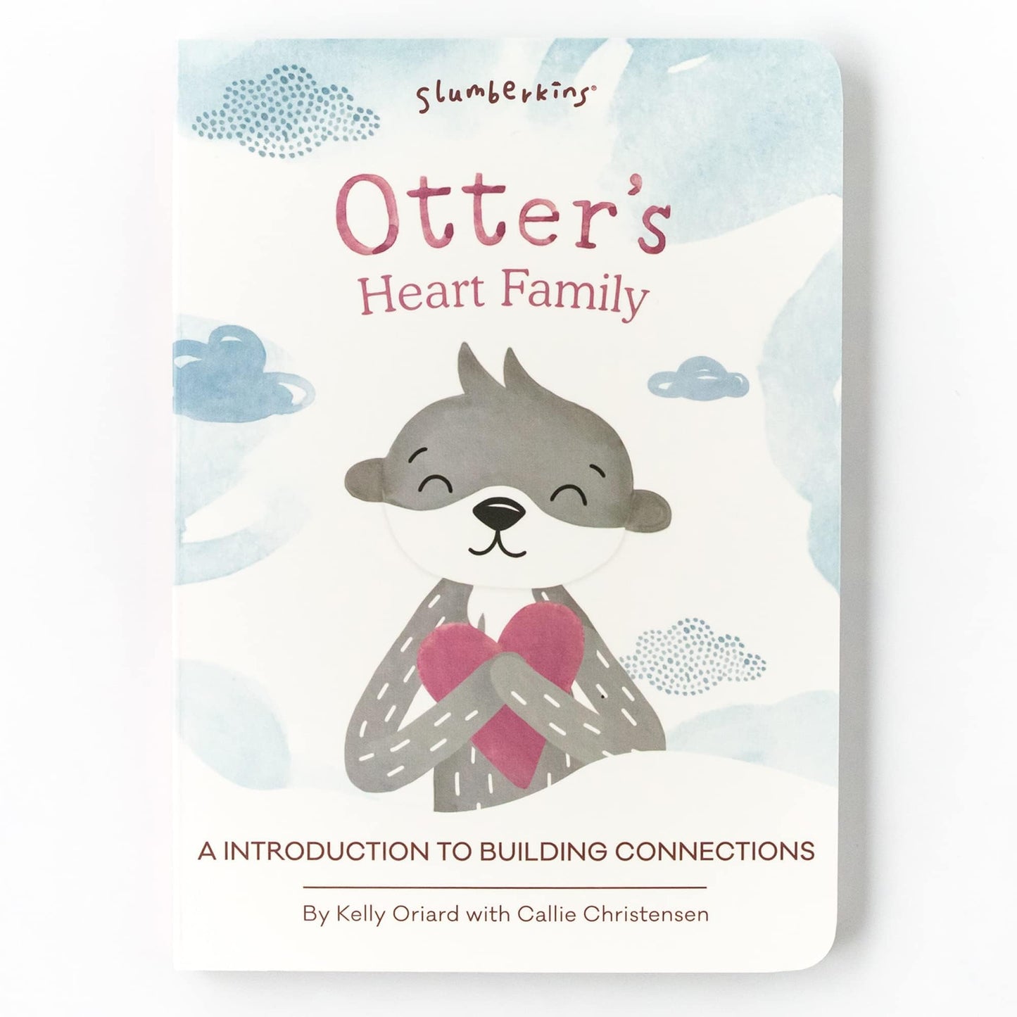 Slumberkins Otter Snuggler & 2 Board Books Bundle | Family Bonding & SEL