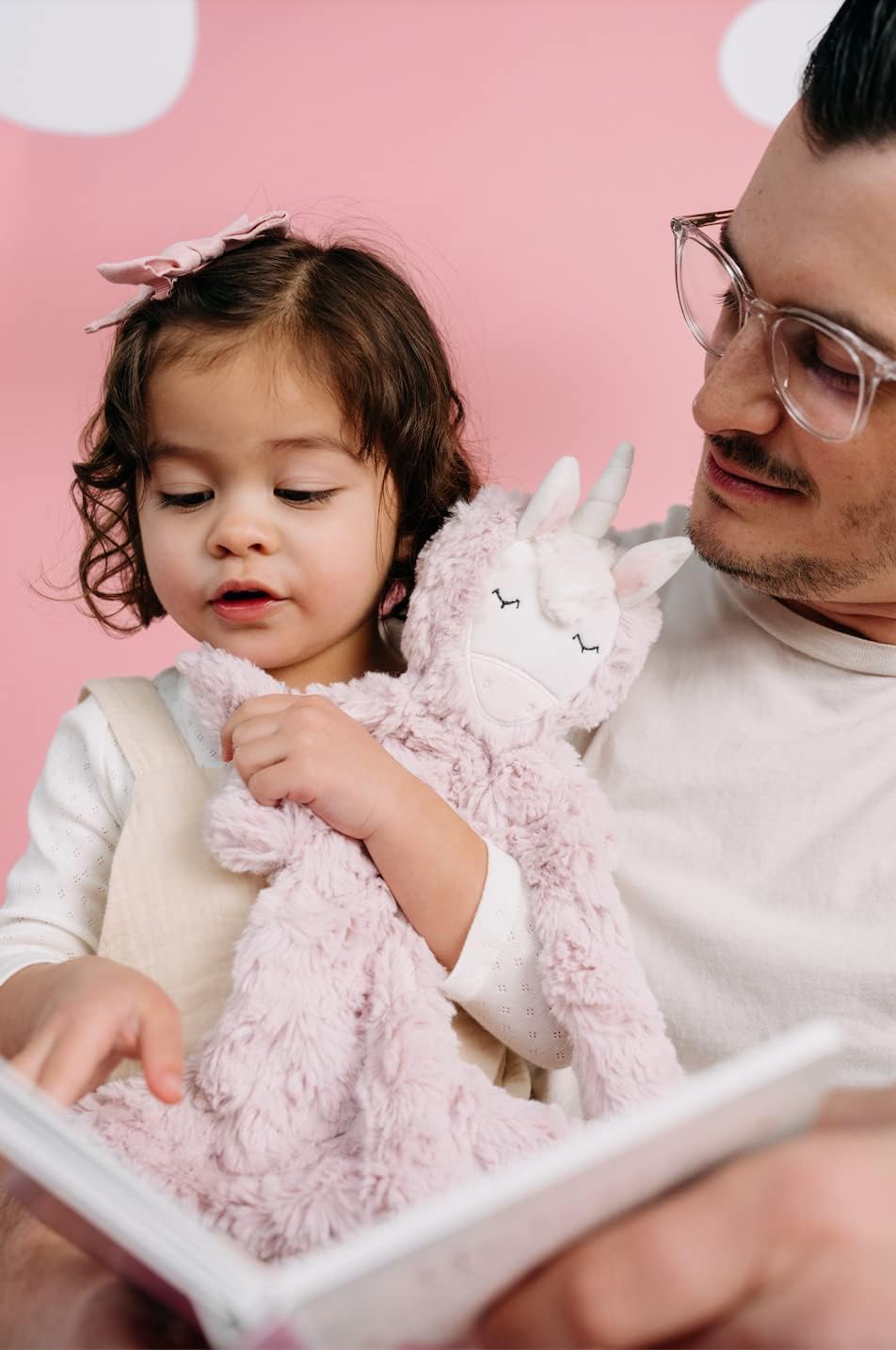 Slumberkins Unicorn Snuggler + 2 Board Books Bundle – Authenticity, Confidence & Healthy Friendships (Ages 0+)