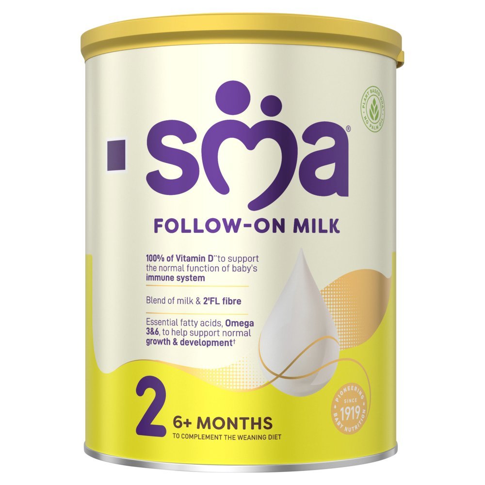 SMA Follow-on Baby Milk Powder Formula 6-12 Months 800g
