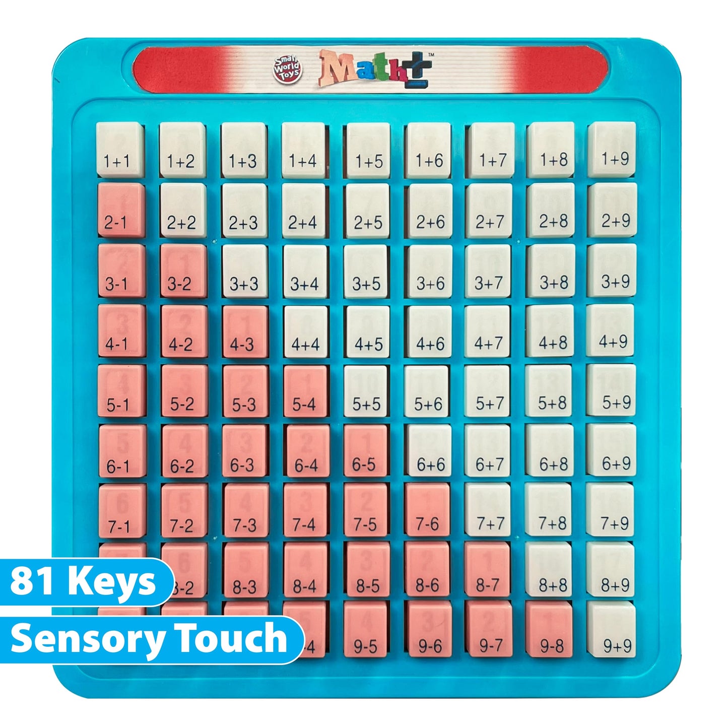 Small World Toys Math Keyboard: Addition & Subtraction for Ages 3+