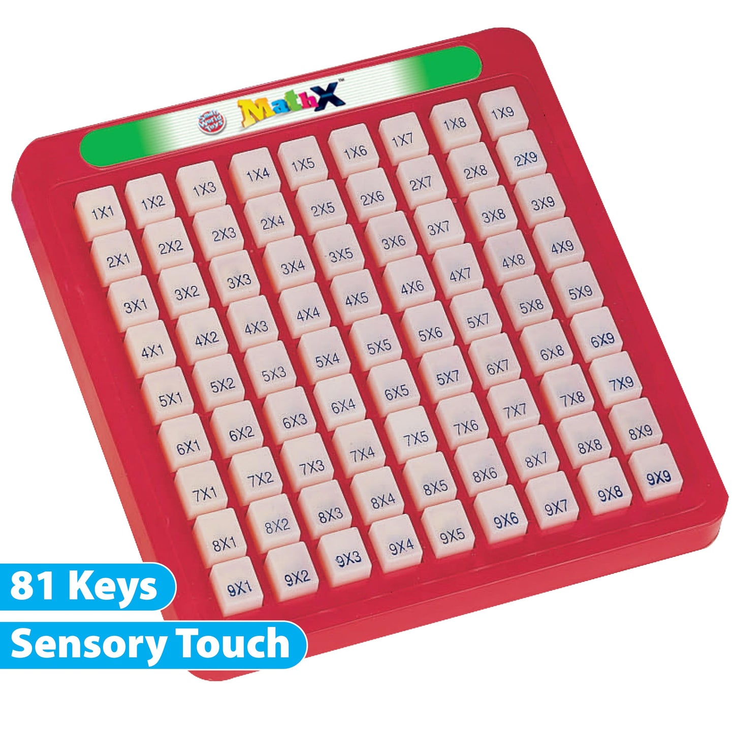 Small World Toys Multiplication Board Game – 81-Button Math Keyboard (Ages 3+)