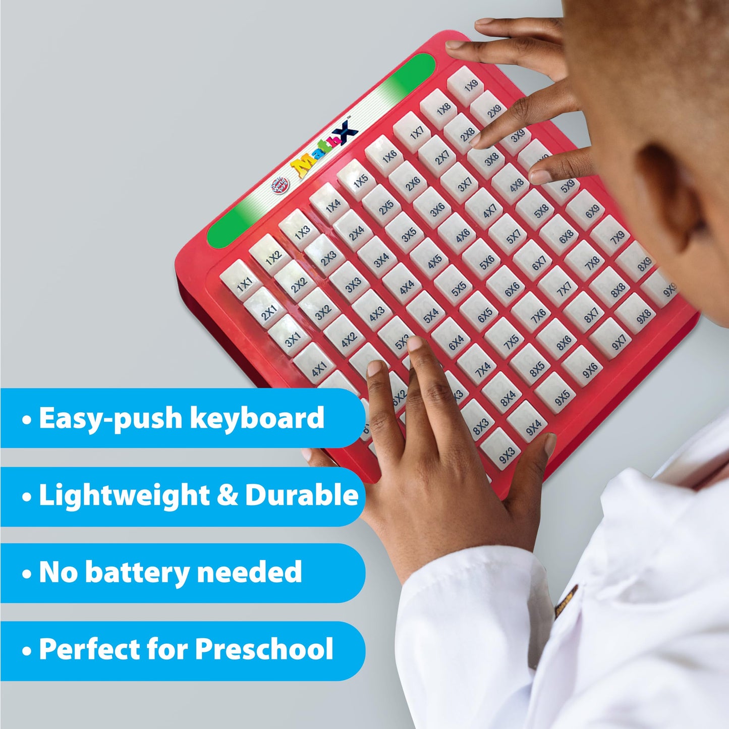Small World Toys Multiplication Board Game – 81-Button Math Keyboard (Ages 3+)