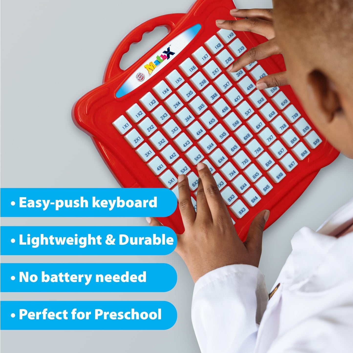 Small World Toys Multiplication Machine – 81-Key Interactive Math Board for Kids 3+
