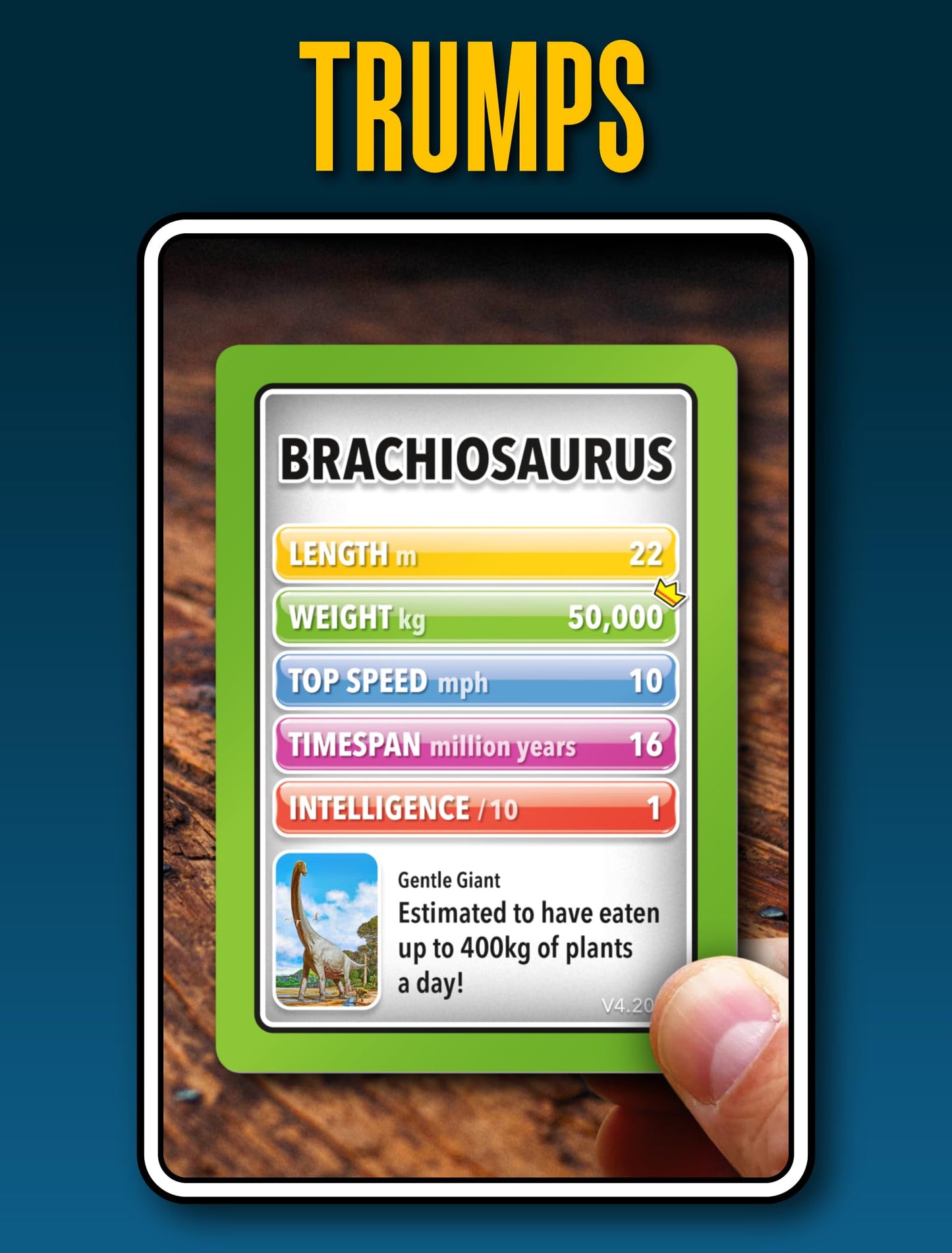 SMART CARDS DINOSAURS Card Game – 7 Games in 1 Travel Pack for Ages 5+ | 1-8 Players
