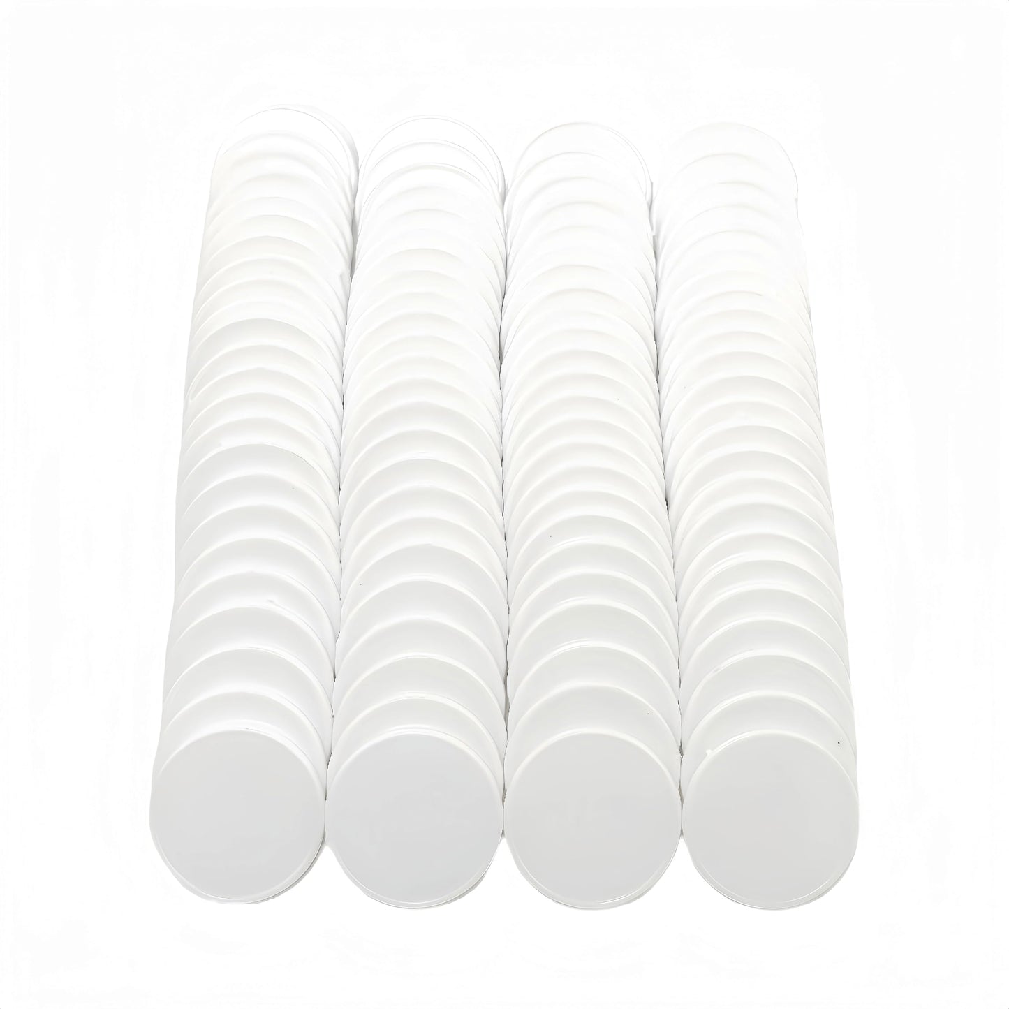 SmartDealsPro 100-Piece 1-Inch White Learning Counters with Storage Box